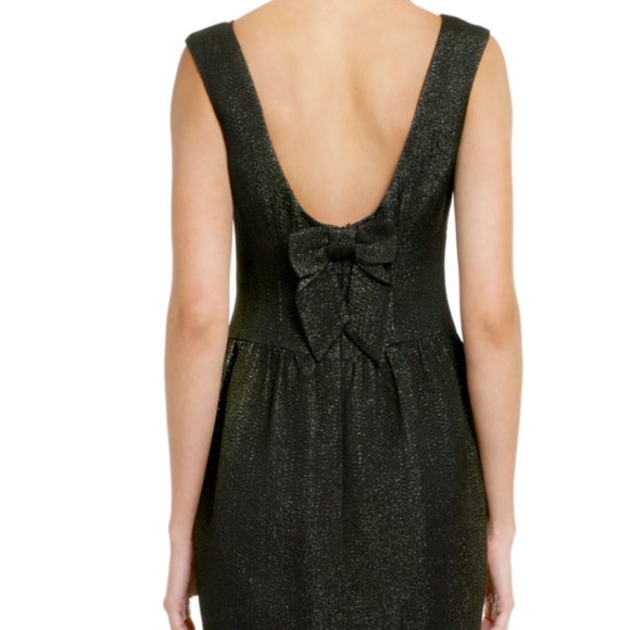 Millie Sparkly Black Cocktail Dress - Pink Liner - Picture 4 of 6